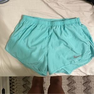 Blue Nike shorts